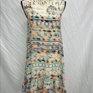 Ing Aztec racer back tunic/mini dress